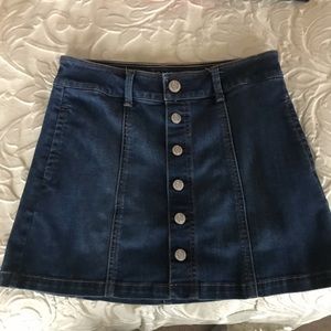 American Eagle Denim Button Skirt